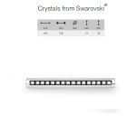 Ιταλικό πομολάκι με swarovski 145