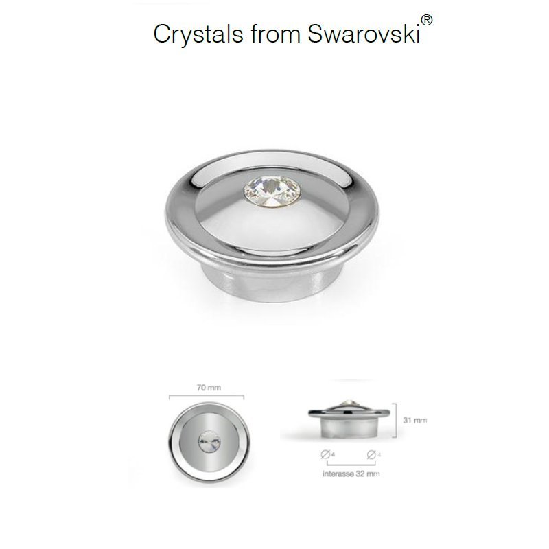 151 frto swar 17-3-21 Ιταλικό πομολάκι με swarovski 151 - Image 1