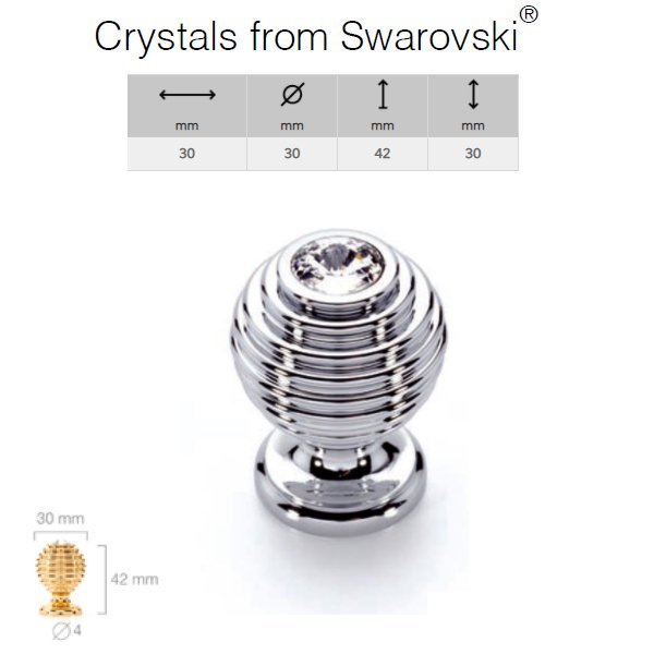 153 frto swar 17-3-21 Ιταλικό πομολάκι με swarovski 153 - Image 1