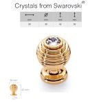 Ιταλικό πομολάκι με swarovski 154