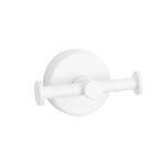 Άγκιστρο μπάνιου διπλό MODERNO 2222 66 Λευκό ματ KARAG