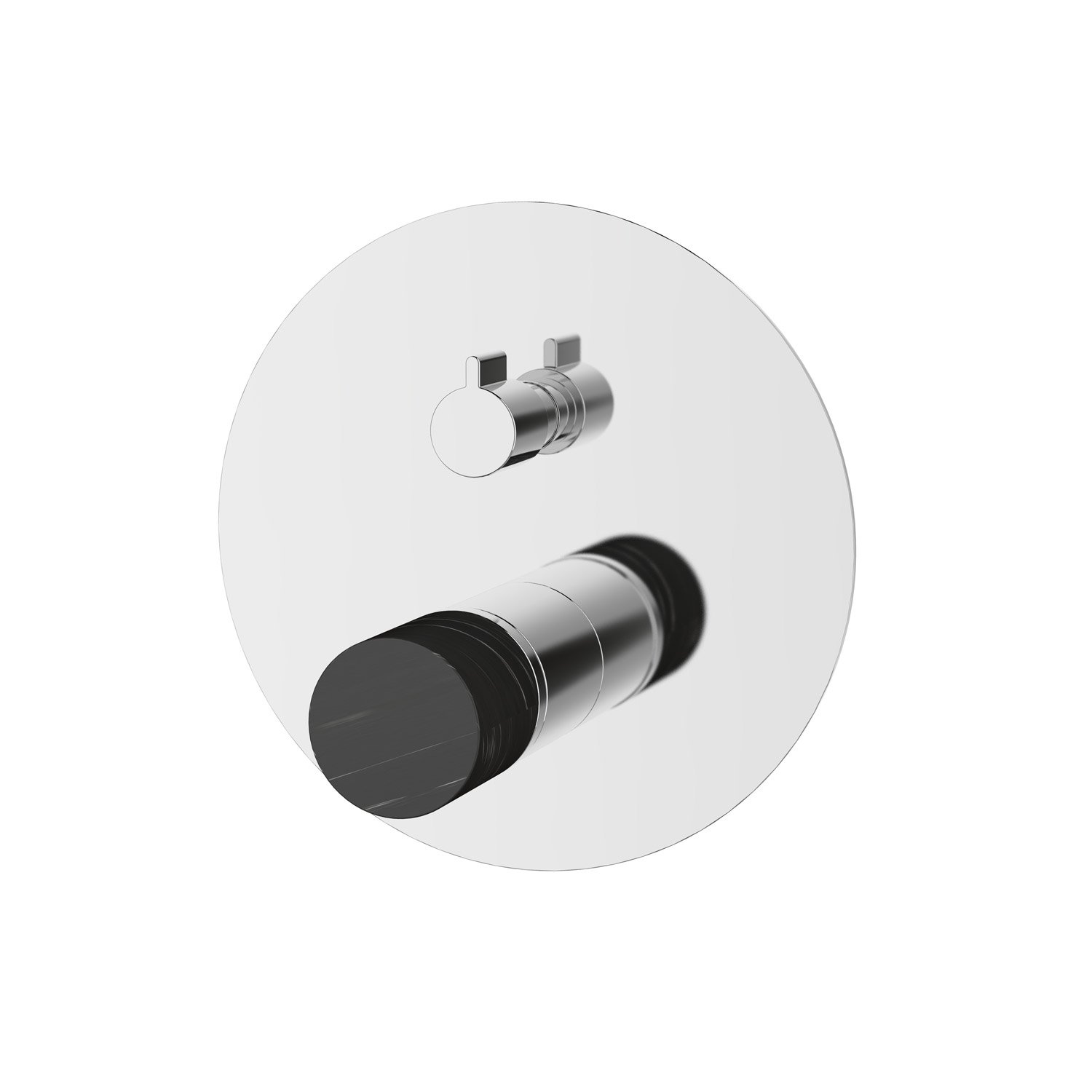 24668-425A-MN Μίκτης ντους διπλός JOAN Marmo Nero 24668-425A-MN KARAG - Image 1