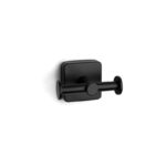 Άγκιστρο μπάνιου διπλό QUATTRO 4222 55 Μαύρο ματ KARAG