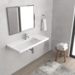 Νιπτήρας αναρτώμενος QUATTRO 8100 KARAG 100x45x19cm