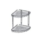 Καλάθι γωνιακό σχαρωτό RETI 963777 Χρωμέ KARAG 21x21x27cm