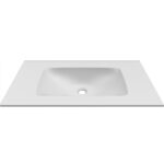 Νιπτήρας επίπλου DECISO 100 White BDDEC100WH KARAG 100,5x46x12cm