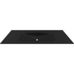 Νιπτήρας επίπλου μονός ANIM 120 Black BDVIV120BK46 KARAG 120,5x46,5x12cm