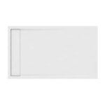 Ντουζιέρα ορθογώνια ακρυλική ELEMENT KARAG 80x120x5,5cm