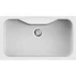 Νεροχύτης κουζίνας FOX 360 Bianco Titano 68 ELLECI 86,3x50,3cm