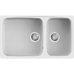 Νεροχύτης κουζίνας FOX 450 Bianco Titano 68 ELLECI 86,4x50,3cm