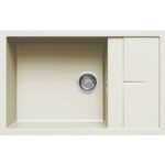 Νεροχύτης κουζίνας UNICO 310 Bianco Antico 62 ELLECI 78x50cm