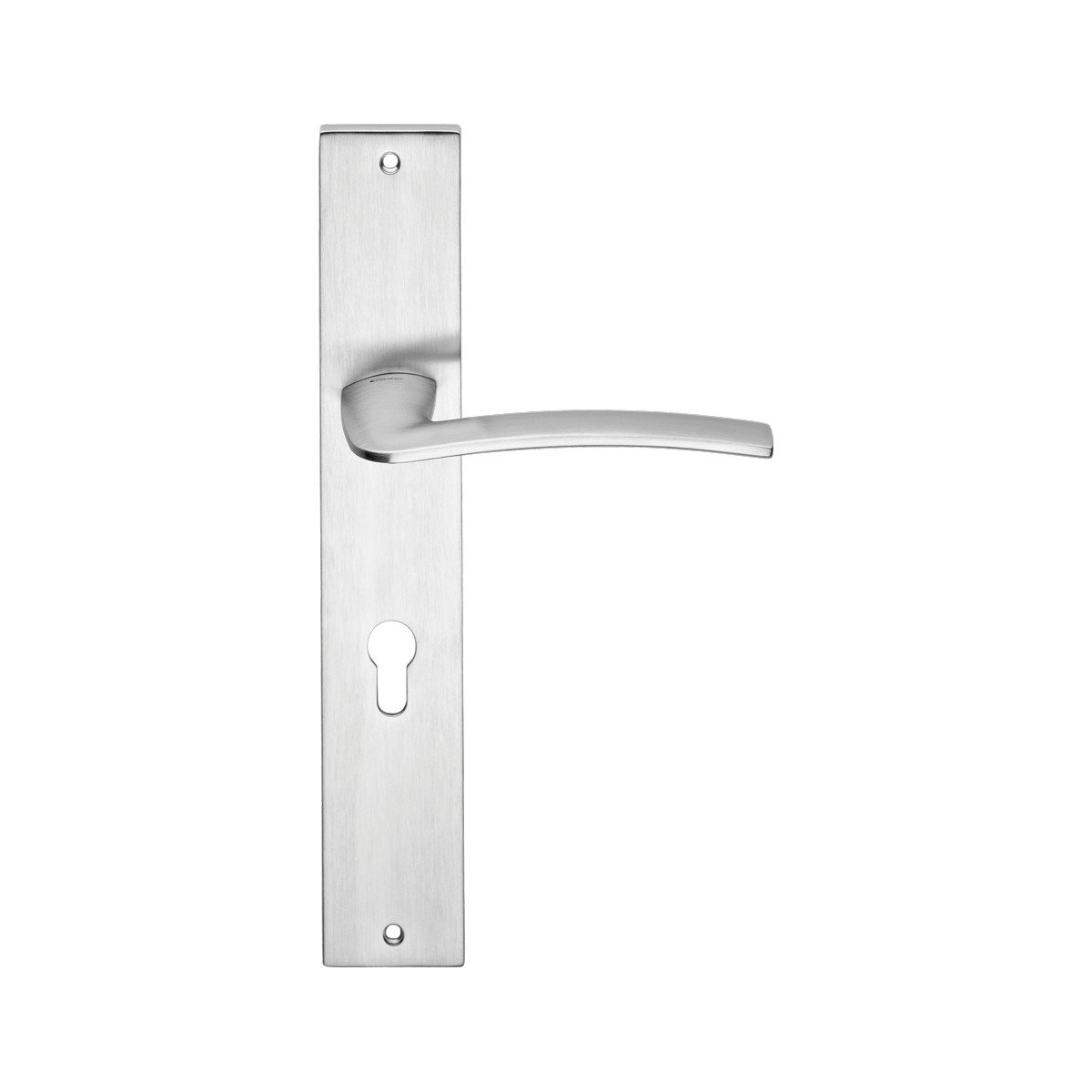 cat-ala-pl-door-handle Ιταλικό Πόμολο με πλάκα Ala σε Ματ Χρώμιο 039 - Image 1