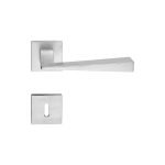 Ιταλικό Πόμολο Conica Zincral με ροζέτα σε Ματ Χρώμιο 020