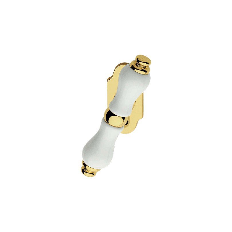 cat-dalia-mx-window-handle Ιταλικό Γρυλόχερο Dalia σε Χρυσό με λευκή πορσελάνη 128 - Image 1