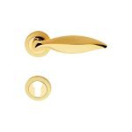 Ιταλικό Πόμολο με ροζέτα Delfino σε Χρυσό 116 - Image 2