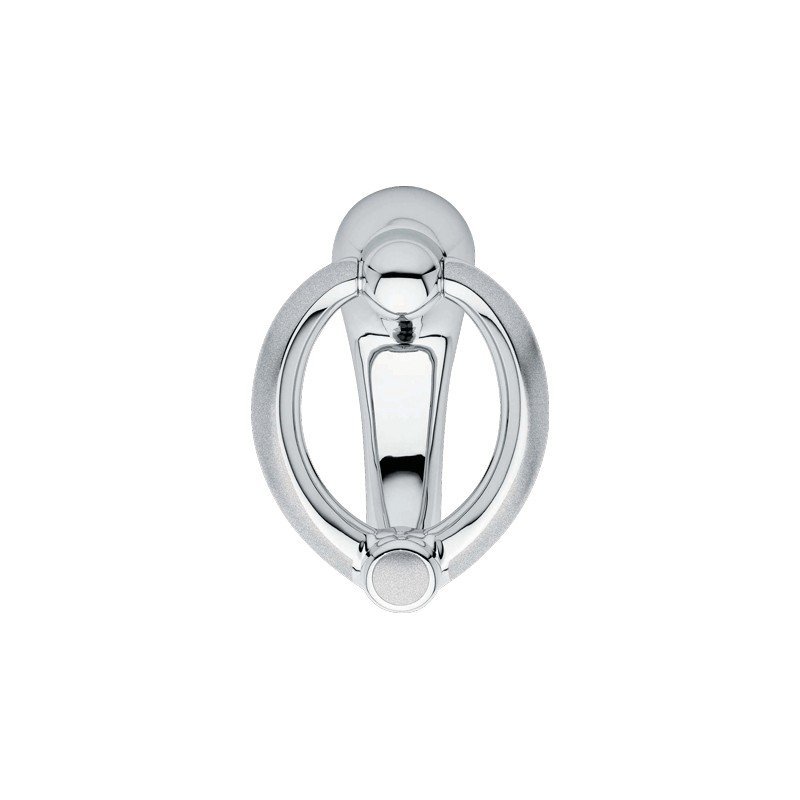 cat-elika-ba-door-knocker Ιταλικό Ρόπτρο Elika σε Ματ Χρώμιο 111 - Image 1