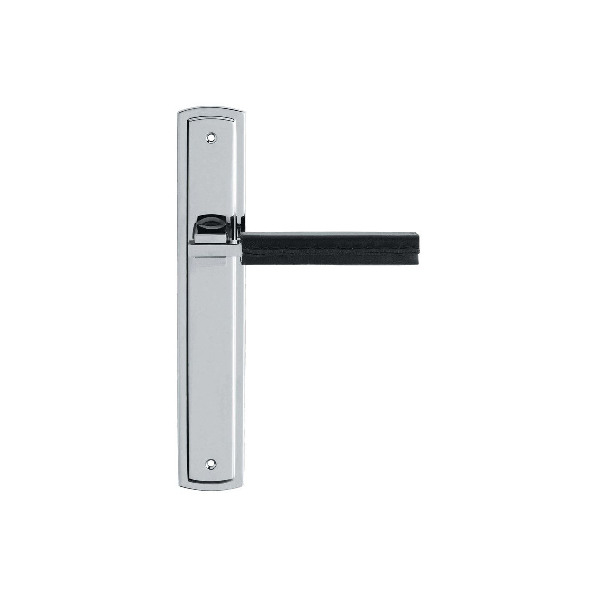 cat-elle-pelle-pl-door-handle Ιταλικό Πόμολο Elle-Pelle με πλάκα σε Χρώμιο 004 - Image 1