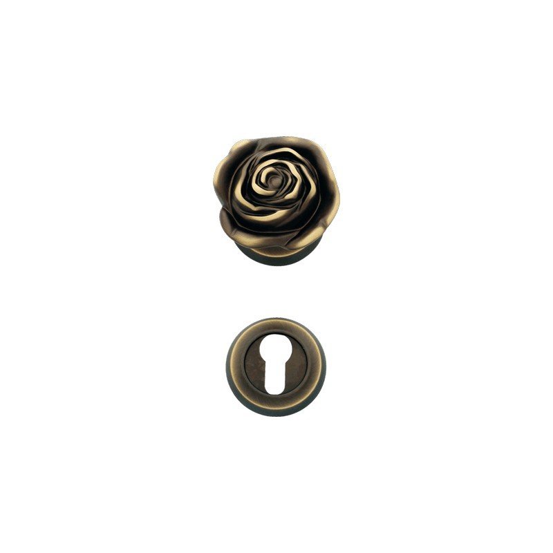 cat-rose-pg-door-knob Ιταλικό Μπουλ με ροζέτα Rose σε Ματ Μπρονζέ 029 - Image 1