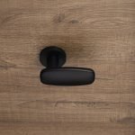 Ιταλικό Πόμολο Entry με ροζέτα σε Μάυρο Ματ 046 - Image 3