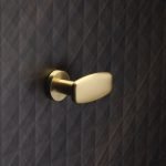 Ιταλικό Πόμολο Entry με ροζέτα σε Χρυσό Ματ 043 - Image 2