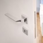 Ιταλικό Πόμολο Giro με ροζέτα σε Χρώμιο 069 - Image 2