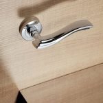 Ιταλικό Πόμολο με ροζέτα Marina σε Χρώμιο 046 - Image 4