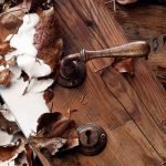 Ιταλικό Πόμολο με ροζέτα Tosca σε Αντικέ 009 - Image 2