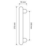 Ιταλική Λαβή Delfino σε Χρυσό 123 - Image 2