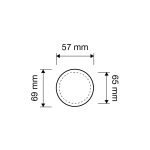 Ιταλικό Πόμολο σταθερό Delfino σε Χρυσό 121 - Image 2