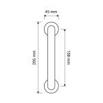 Ιταλική Λαβή Tosca σε Ματ Μπρονζέ 005 - Image 2