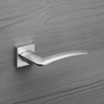 Ιταλικό Πόμολο Ala με ροζέτα σε Ματ Χρώμιο 038 - Image 2