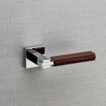 Ιταλικό Πόμολο Elle-Pelle με τεράγωνη ροζέτα σε Χρώμιο 002 - Image 2