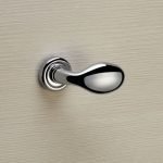 Ιταλικό Πόμολο με ροζέτα Kuba σε Χρώμιο 062 - Image 2