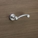 Ιταλικό Πόμολο με ροζέτα Nota σε Χρώμιο Σατινέ 041 - Image 2