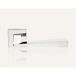 Ιταλικό Πόμολο Conica Zincral με ροζέτα σε Χρώμιο 019