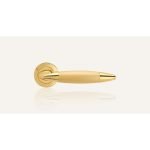 Ιταλικό Πόμολο με ροζέτα Havana σε Ματ/Χρυσό 080