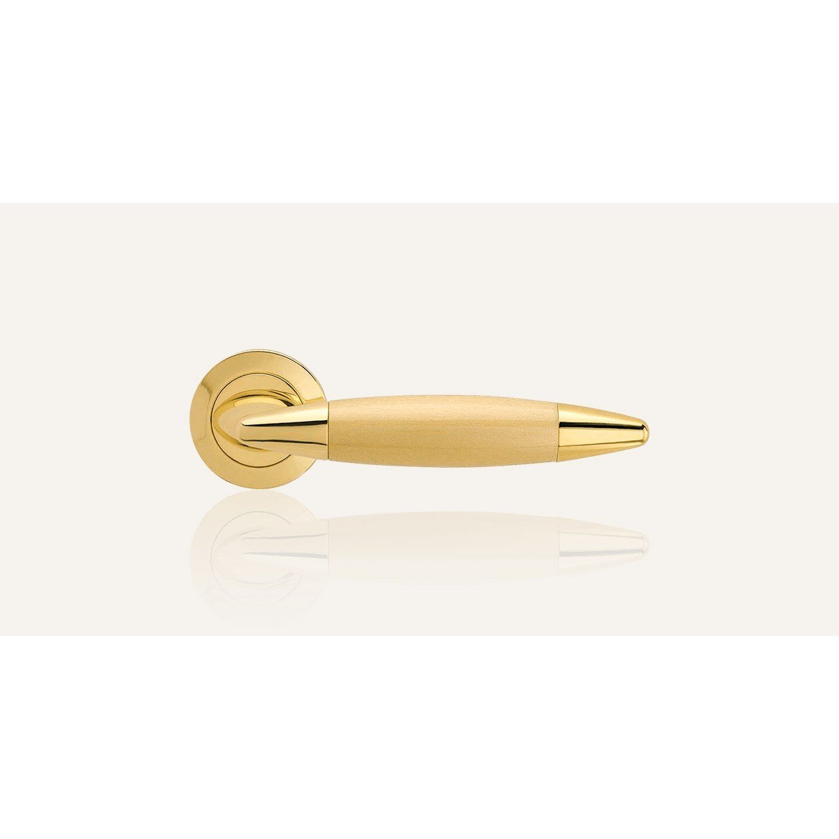 still-havana-ol-door-handle Ιταλικό Πόμολο με ροζέτα Havana σε Ματ/Χρυσό 080 - Image 1