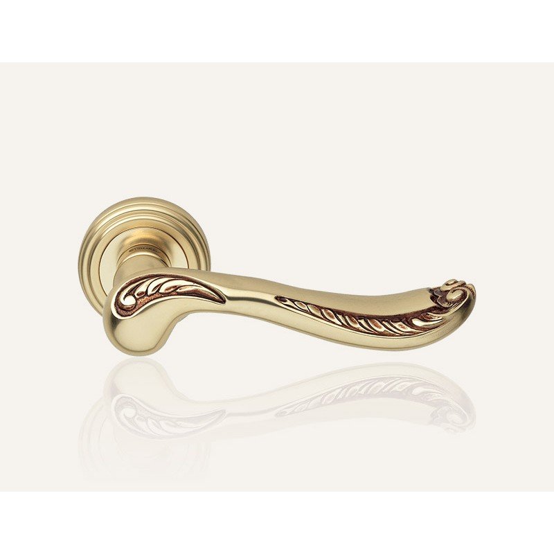 still-lady-of-door-handle Ιταλικό Πόμολο με ροζέτα Lady σε Χρυσό Ματ 053 - Image 1