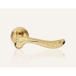 Ιταλικό Πόμολο με ροζέτα Lady σε Επίχρυσο 052 - Image 2