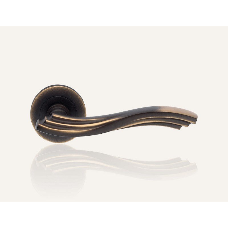 still-marina-bm-door-handle Ιταλικό Πόμολο με ροζέτα Marina σε Μπρονζέ 043 - Image 1