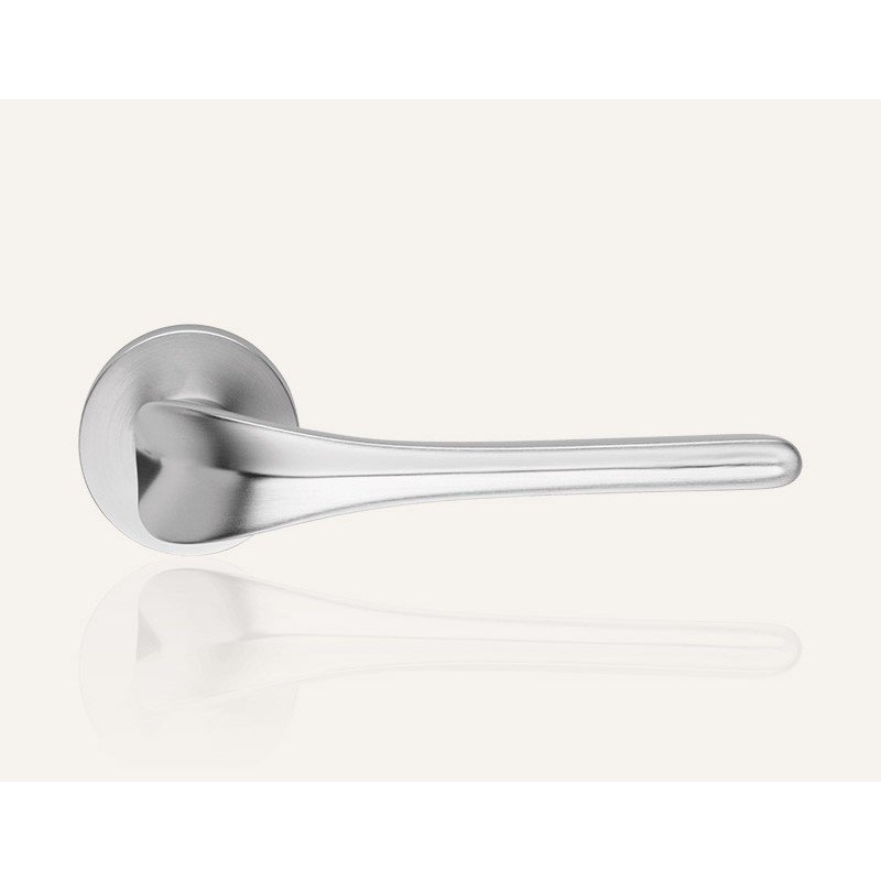 still-spirit-cs-door-handle Ιταλικό Πόμολο με ροζέτα Spirit σε Χρώμιο Σατινέ 011 - Image 1