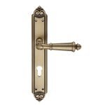 Ιταλικό Vintage Πόμολο Aida Μπρονζέ Ματ με Πλάκα 005