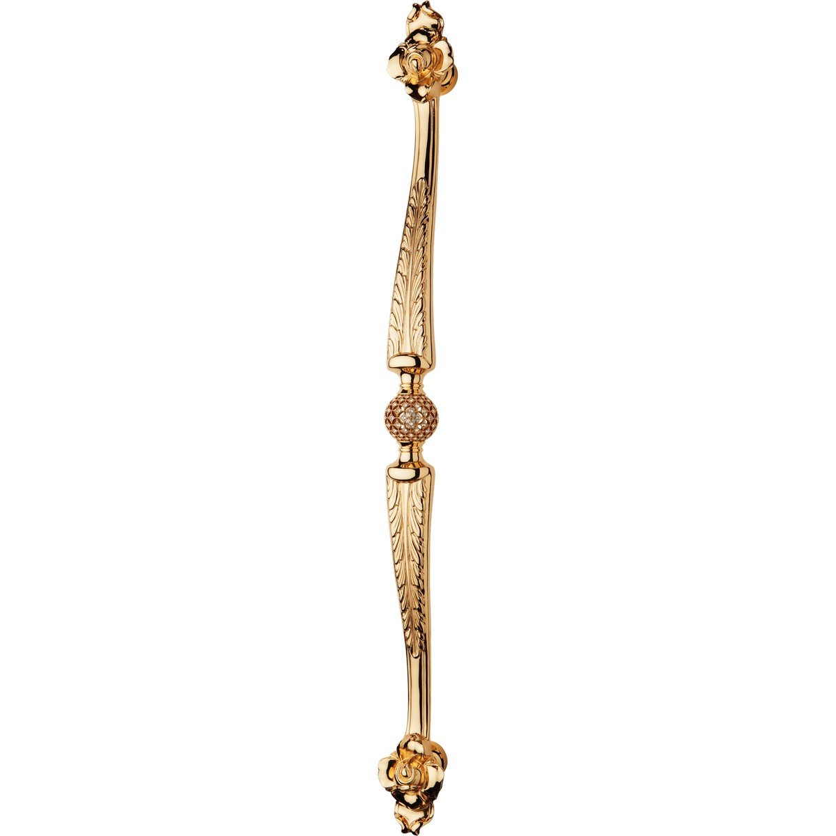 002 cat-jewel-mn728-pull-handle Ιταλική Επίχρυση Λαβή Jewel με Swarovski® crystals 070 - Image 1