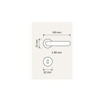 Ιταλικό Επίχρυσο Πόμολο με ροζέτα Flory με Swarovski® crystals 060 - Image 3