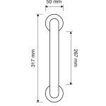 Ιταλική Επίχρυση Λαβή Havana Mesh με Swarovski® crystals 062 - Image 2