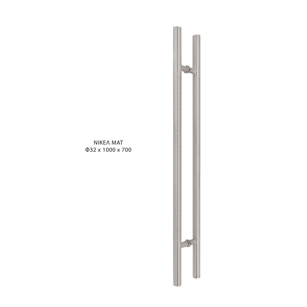 053 import hellas 29-11-23 Λαβη Εξώπορτας Ζευγάρι Ανοξείδωτο 1 Μέτρο Μ-8028 Φ32 - Image 1