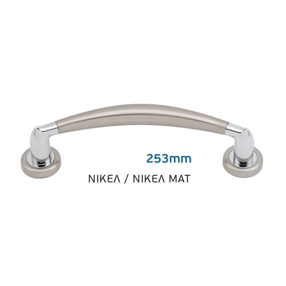 057 import hellas 29-11-23 Λαβή Εξώπορτας Νίκελ ματ 005 - Image 1