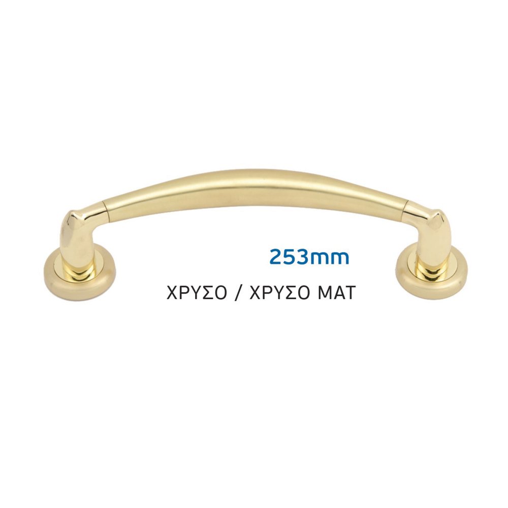 058 import hellas 29-11-23 Λαβή Εξώπορτας Χρυσό ματ 005 - Image 1