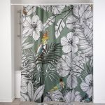 Κουρτίνα μπάνιου 180χ200 cm polyester Eurocasa