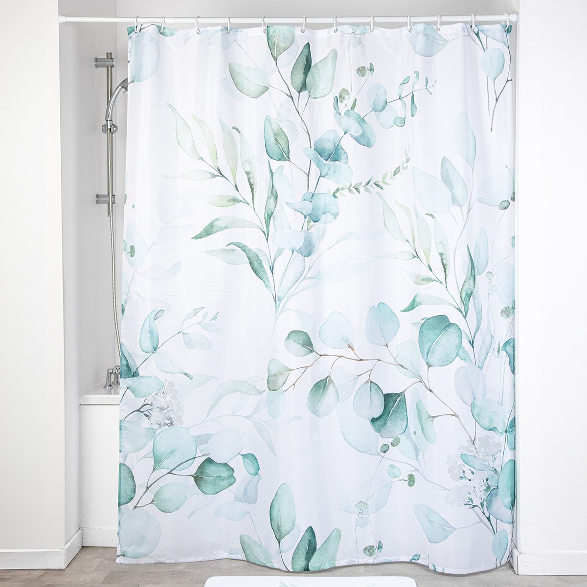 1360 Κουρτίνα μπάνιου 180χ200 cm polyester Eurocasa - Image 1